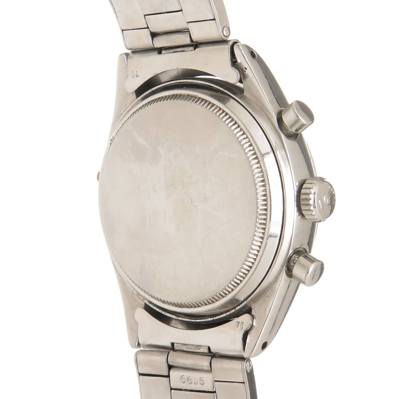 Rolex Stainless Steel Triple Calendar Anti Magnetic Chronograph Wristwatch 1