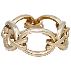 Tiffany & Co. Paloma Picasso Gold X Link Bracelet