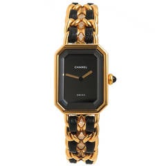 Chanel Lady's Yellow Gold Premiere Quartz Wristwatch