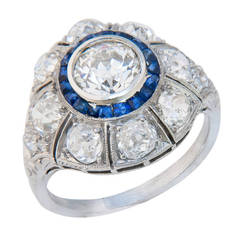 1930 Diamond Platinum Engagement Ring