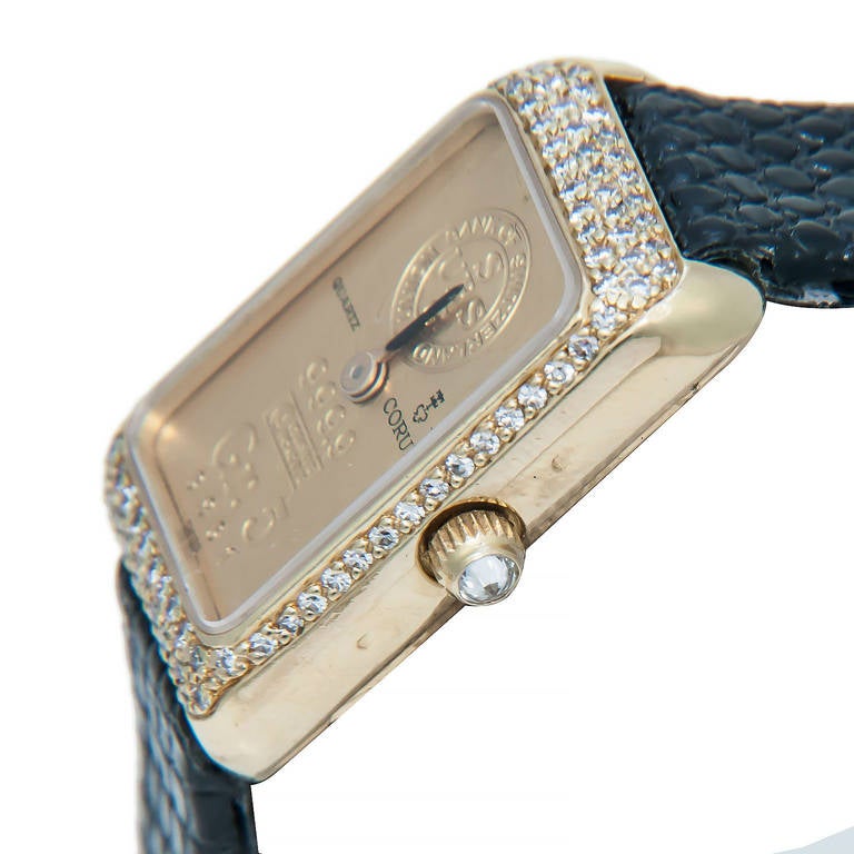 corum gold ingot watch