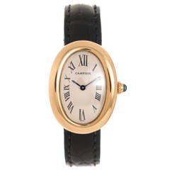 Cartier Yellow Gold Baignoire Quartz Wristwatch