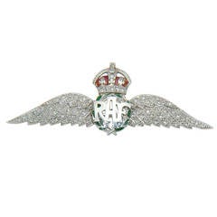 Royal Air Force Diamond Platinum Pin