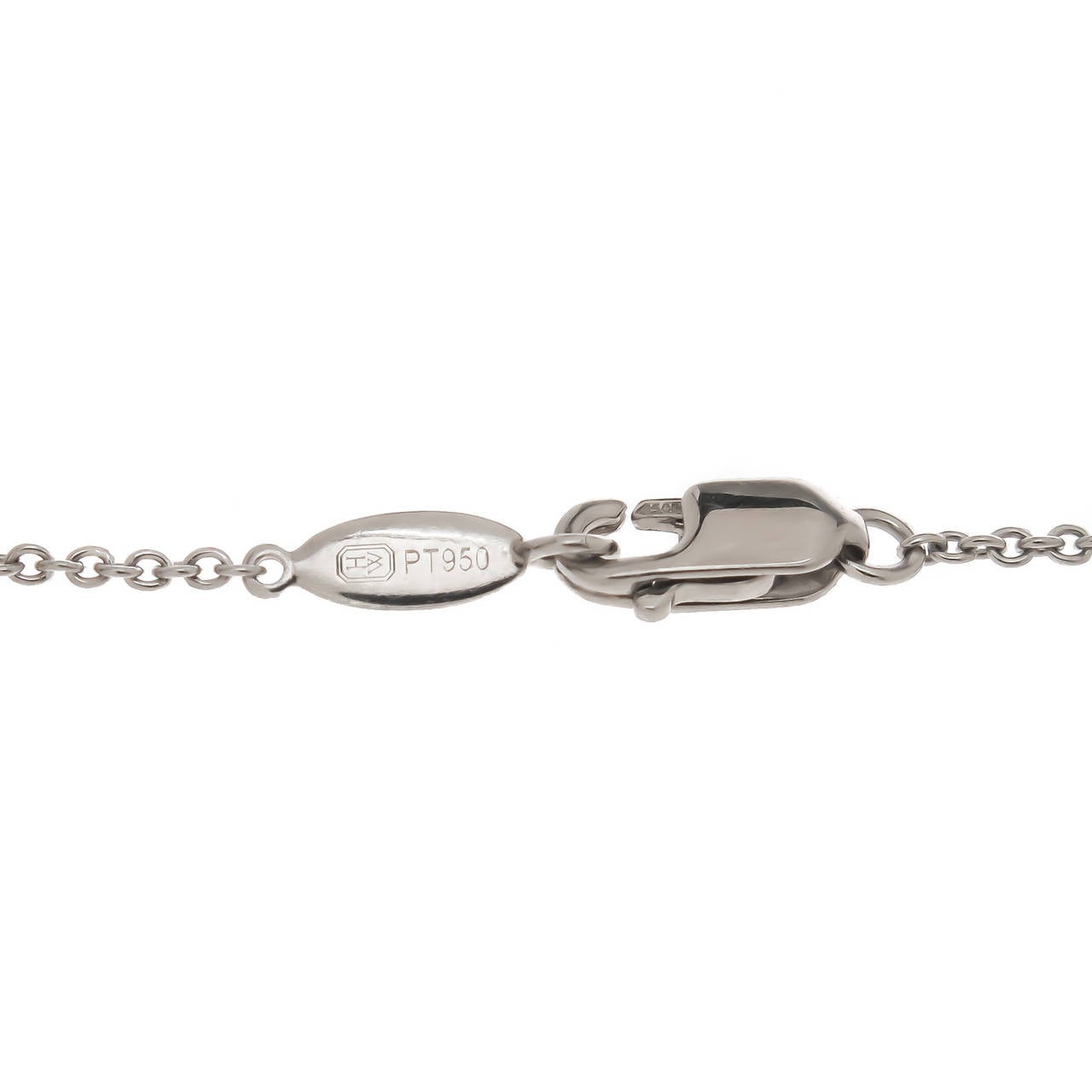 Harry Winston Diamond Platinum Solitaire Pendant Necklace In New Condition In Chicago, IL