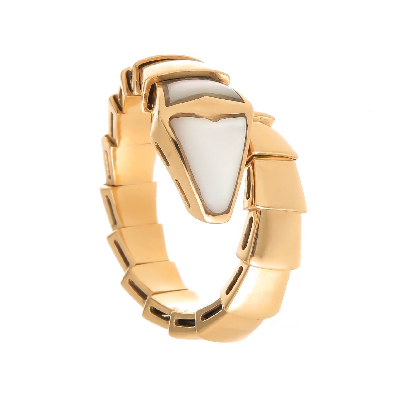 Bulgari Serpenti Gold Ring In Excellent Condition In Chicago, IL