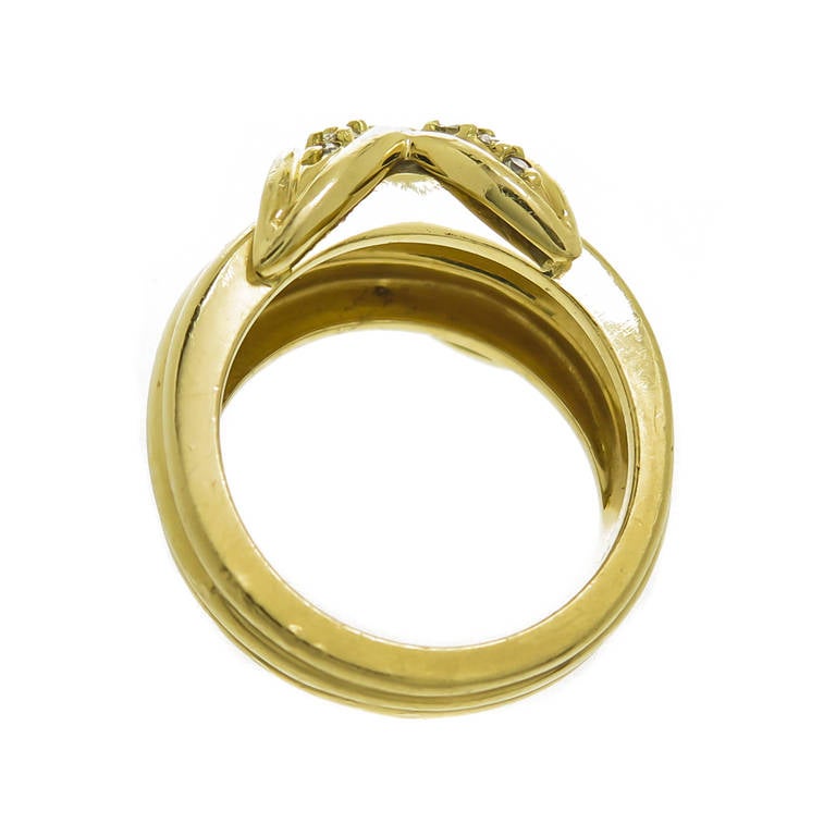 Tiffany & Company 18K yellow Gold and Diamond Ring from the 