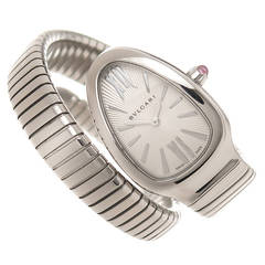 Bulgari Stainless steel Serpenti Quartz wristwatch