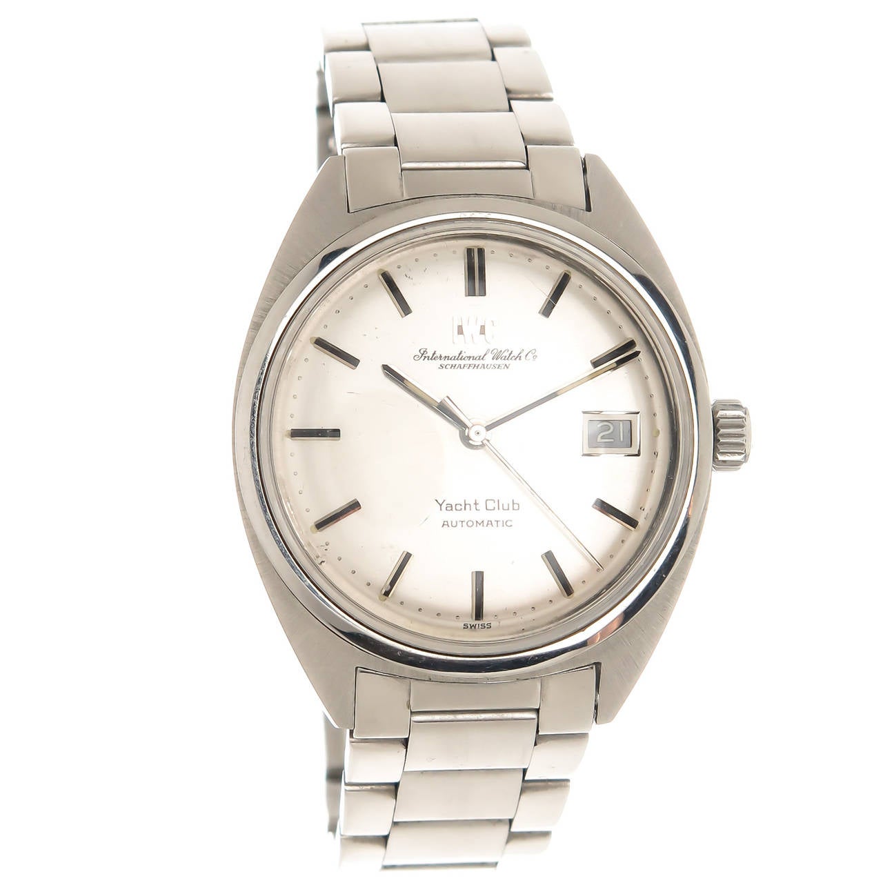 IWC Stainless Steel Yacht Club Automatic Wristwatch