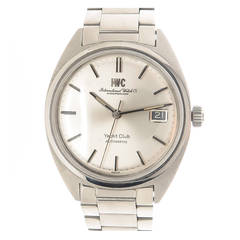 Vintage IWC Stainless Steel Yacht Club Automatic Wristwatch