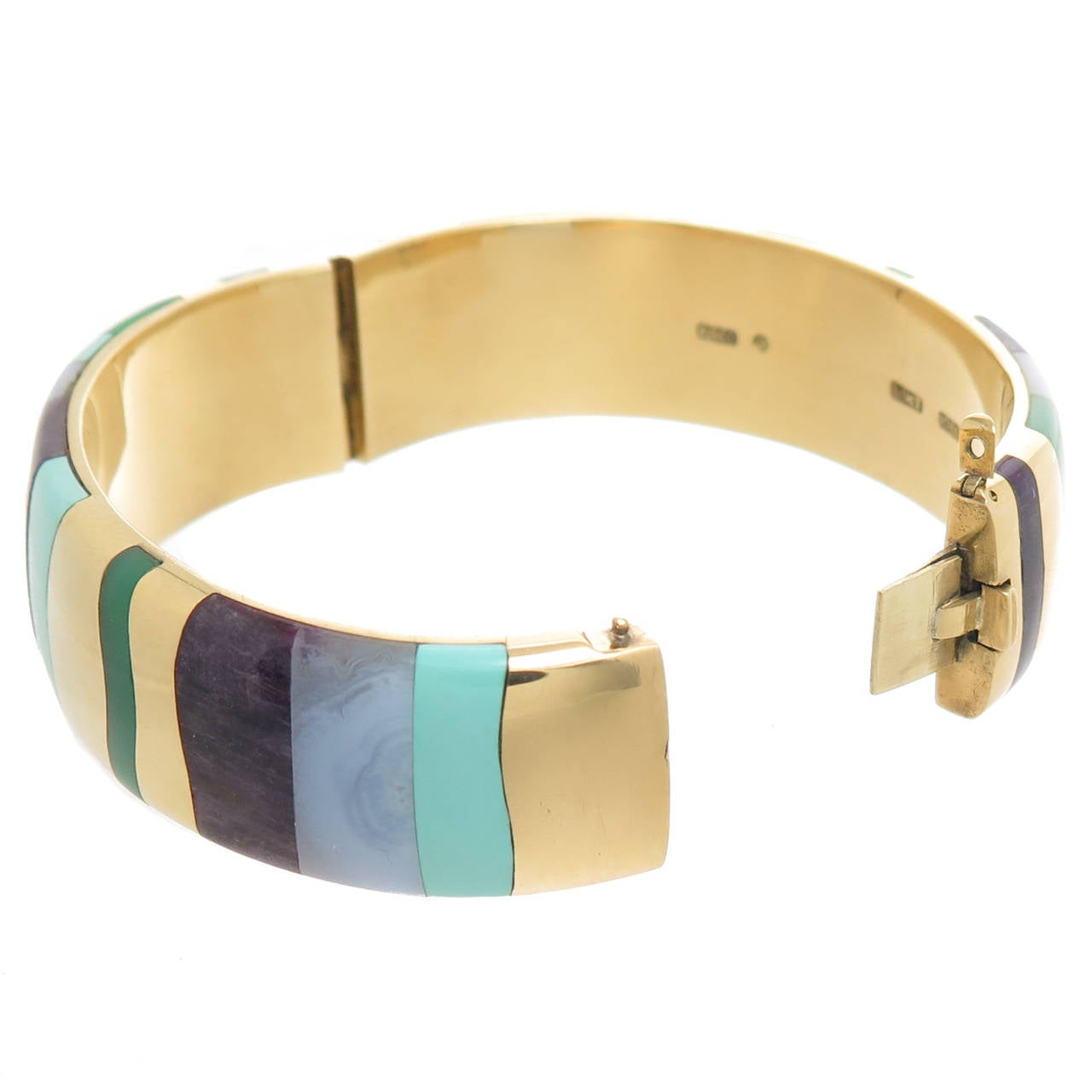 Tiffany & Co. Stone Set Bangle Bracelet