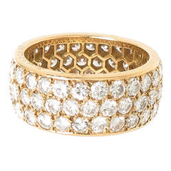 Cartier Wide Diamond Pave Band Ring