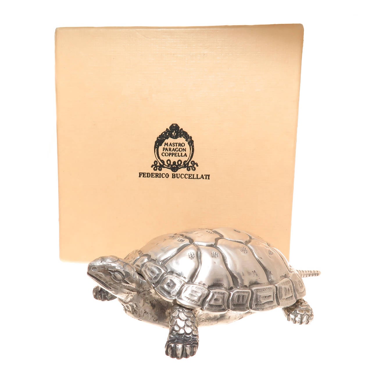 Buccellati Sterling Turtle Form Trinket Box 3