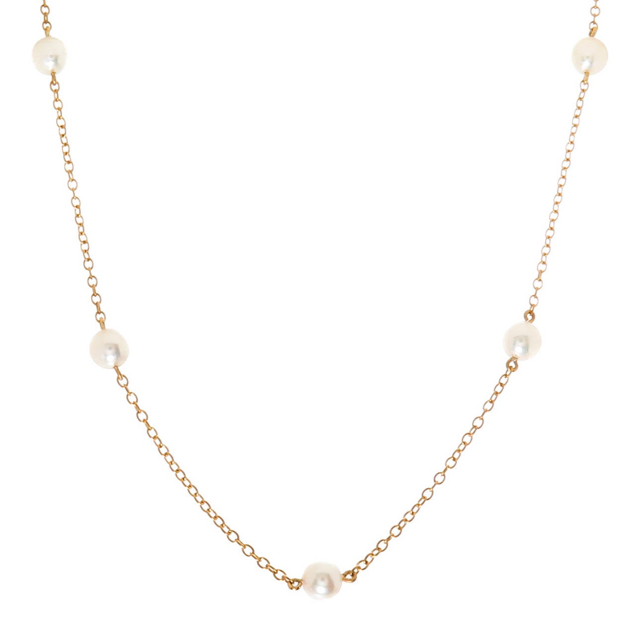 Tiffany & Co. Elsa Peretti Pearls By the Yard Necklace