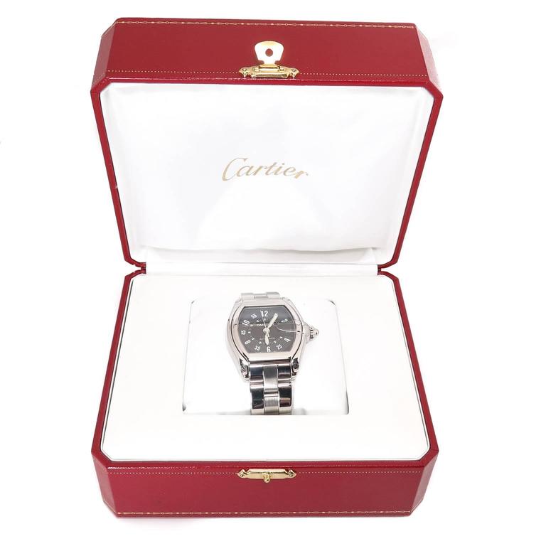 Cartier Stainless Steel Roadster Automatic Wristwatch Ref 2510 at ...