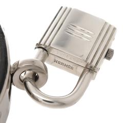 Hermes Sterling Silver Kelly quartz Wristwatch