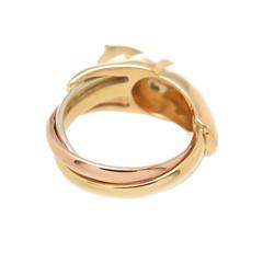Cartier Tricolor Gold Trinity Panther Ring