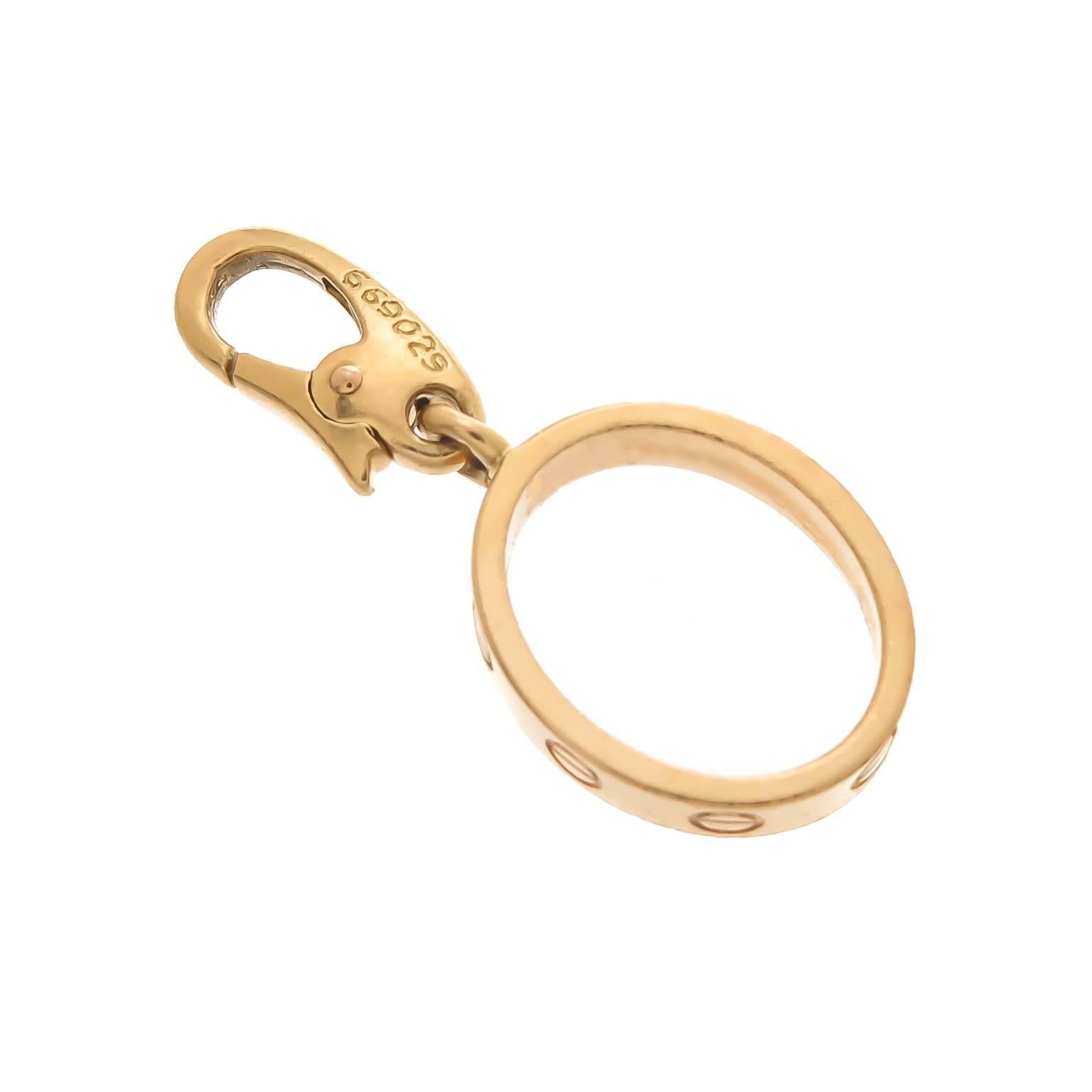 cartier love charm