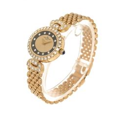 Baume Mercier Lady's yellow gold diamond Quartz Wristwatch