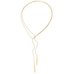 Tiffany & Co. Gold Lariat Necklace