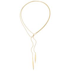 Tiffany & Co. Gold Lariat Halskette