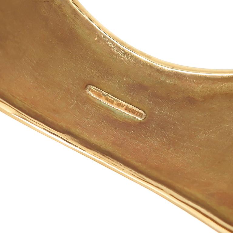 Tiffany bone cuff gold Clearance