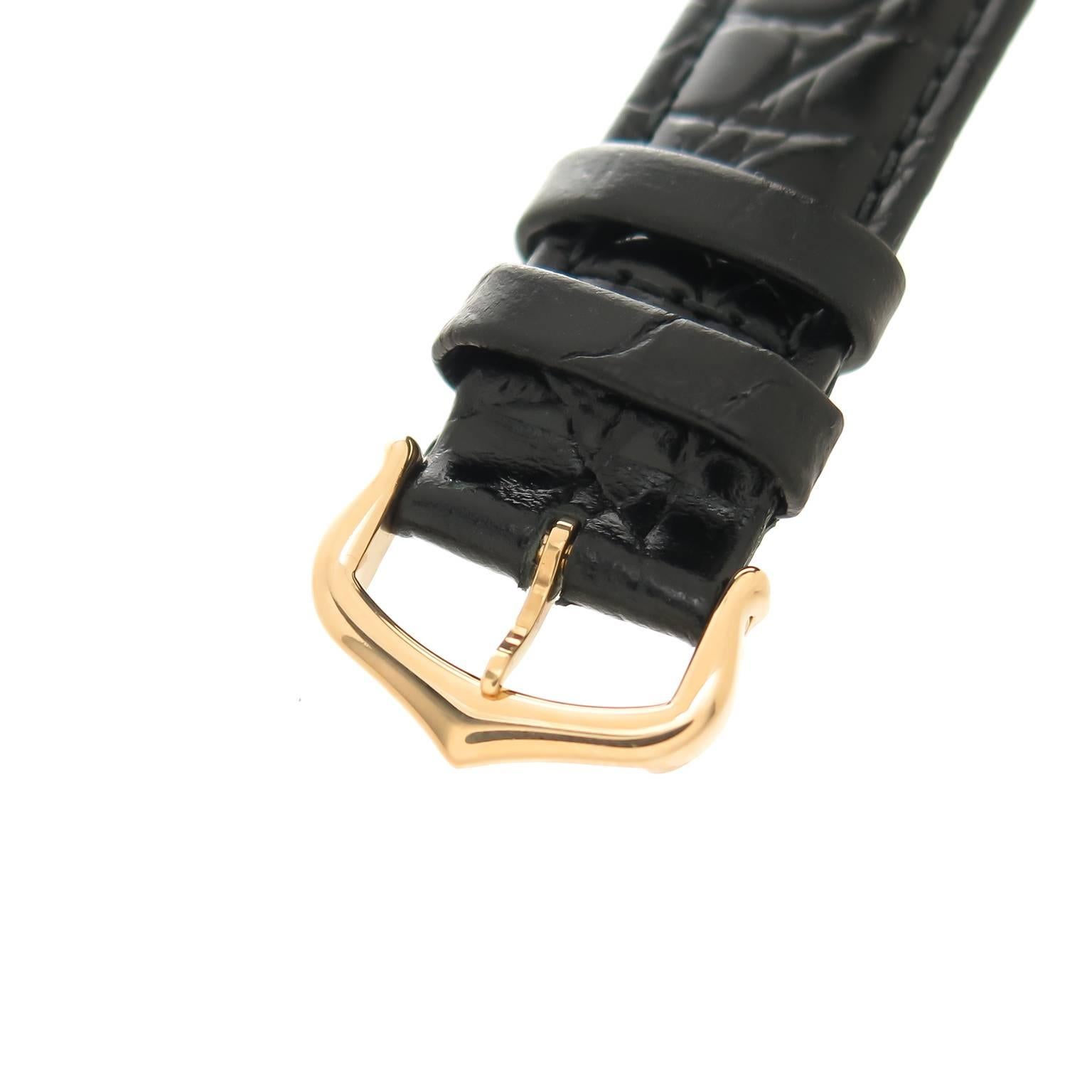 Women's or Men's Cartier Yellow Gold Classic Tank Wrist Watch
