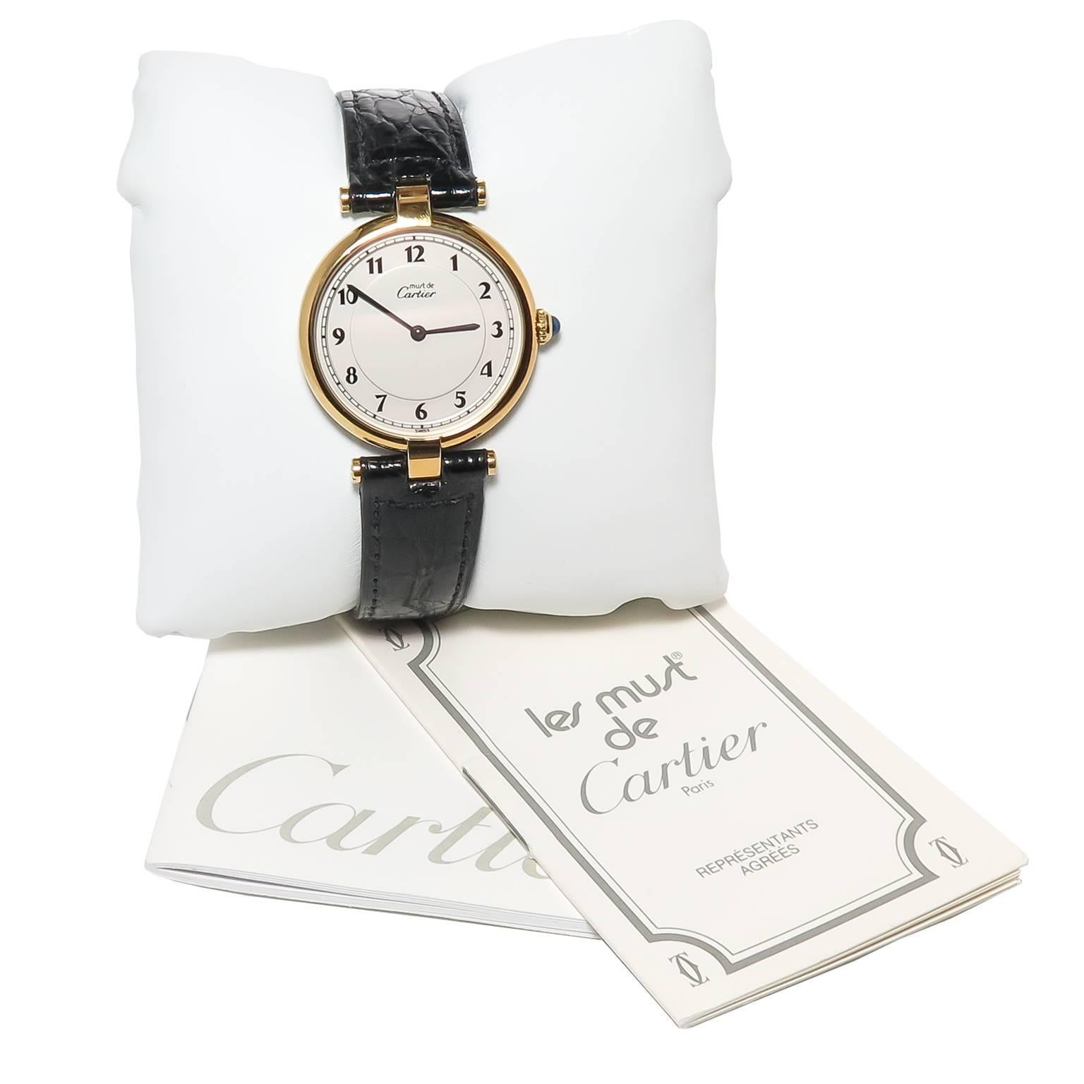 must de cartier vendome watch