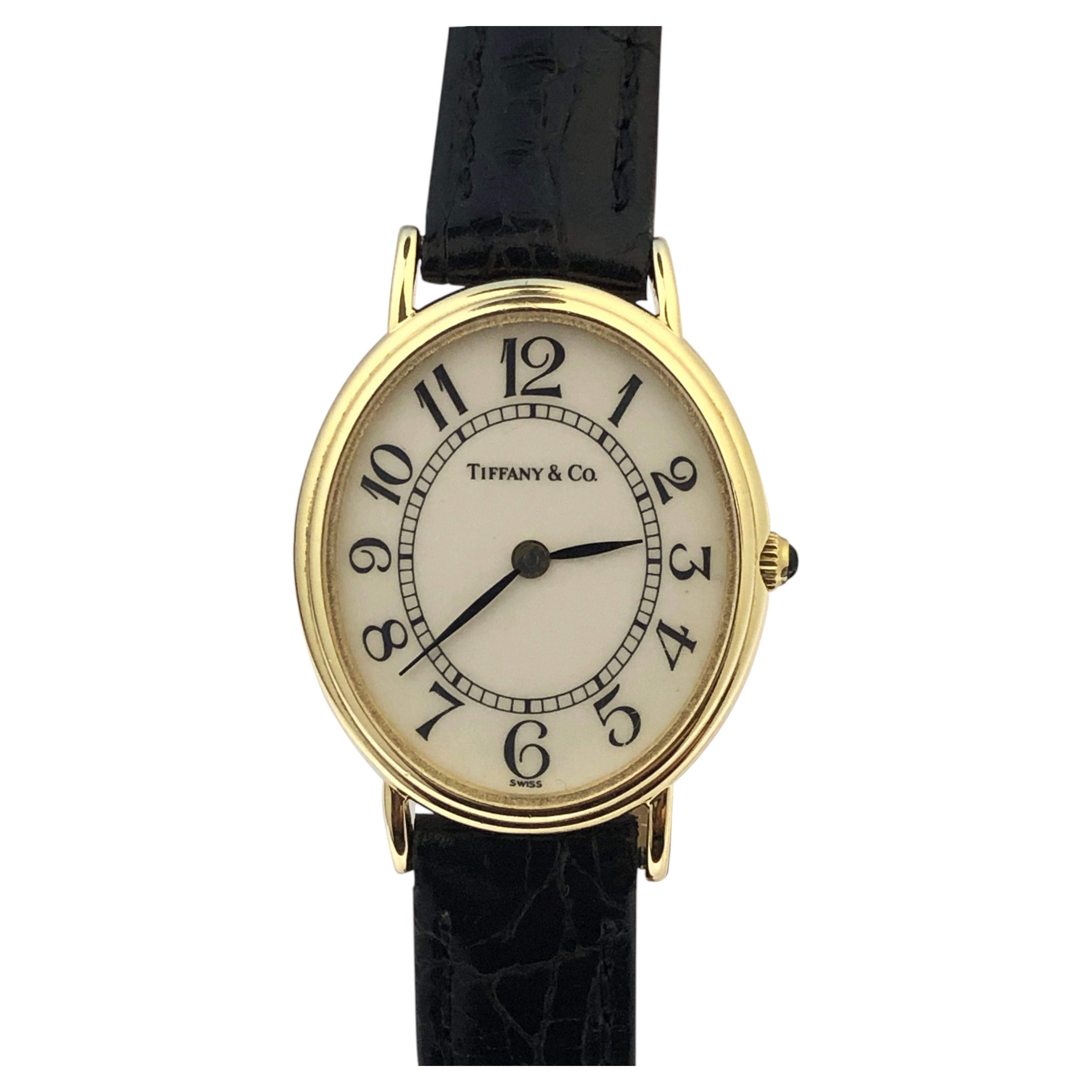 Tiffany & Company Yellow Gold Ladies Quartz Wrist Watch