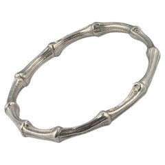Bracelet rigide vintage « Bamboo » en argent sterling de Tiffany & Company
