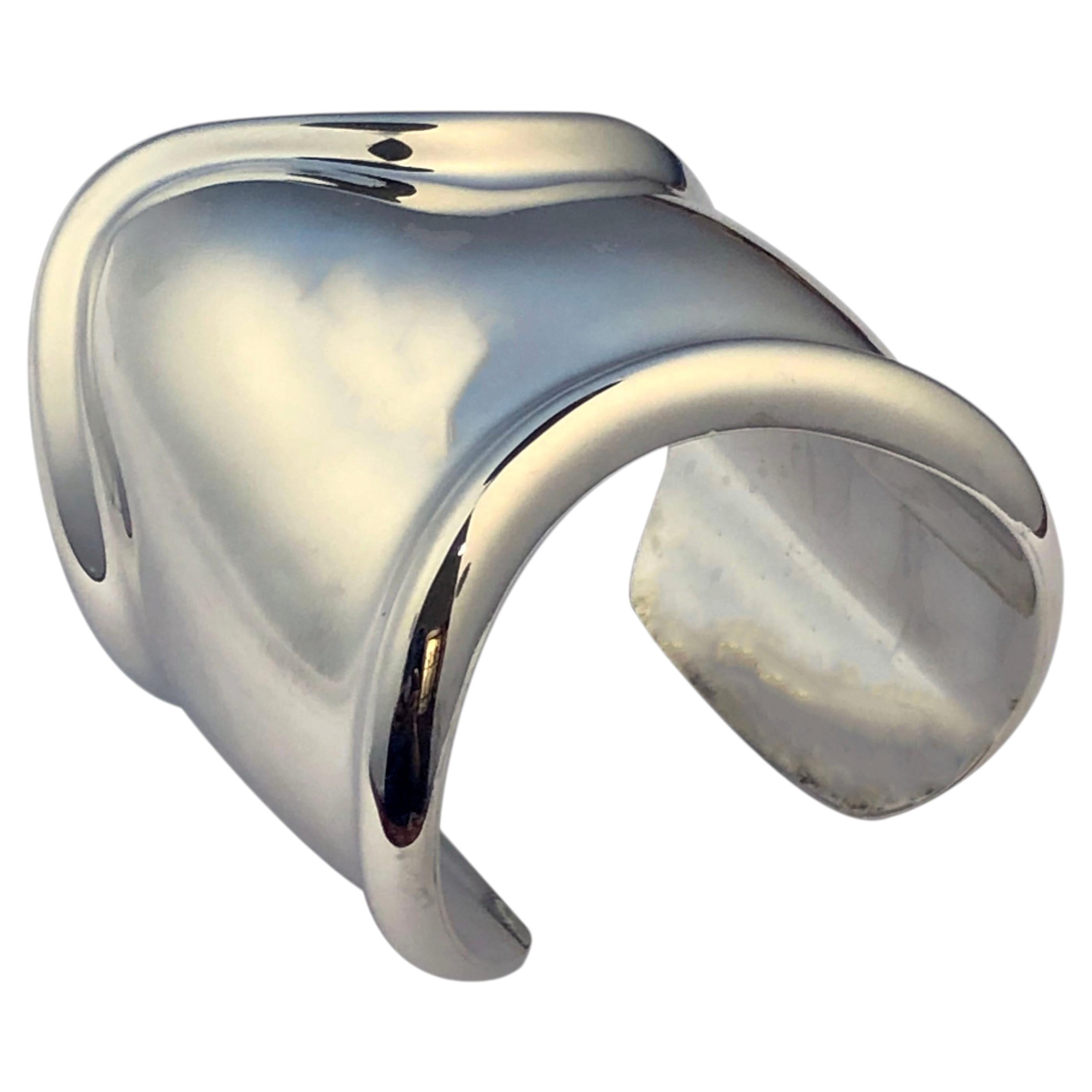 Who designed the Tiffany bone cuff?