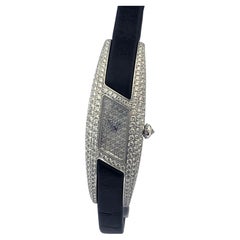 Cartier Himalia White Gold and Diamond Ladies Wrist Watch