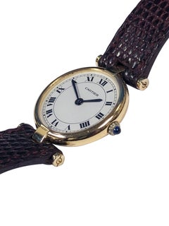 Cartier Vendome Classic Yellow Gold Ladies Quartz Wrist Watch