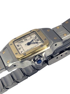 Cartier Santos Galbee Ladies Steel and Gold Automatic Wrist Watch