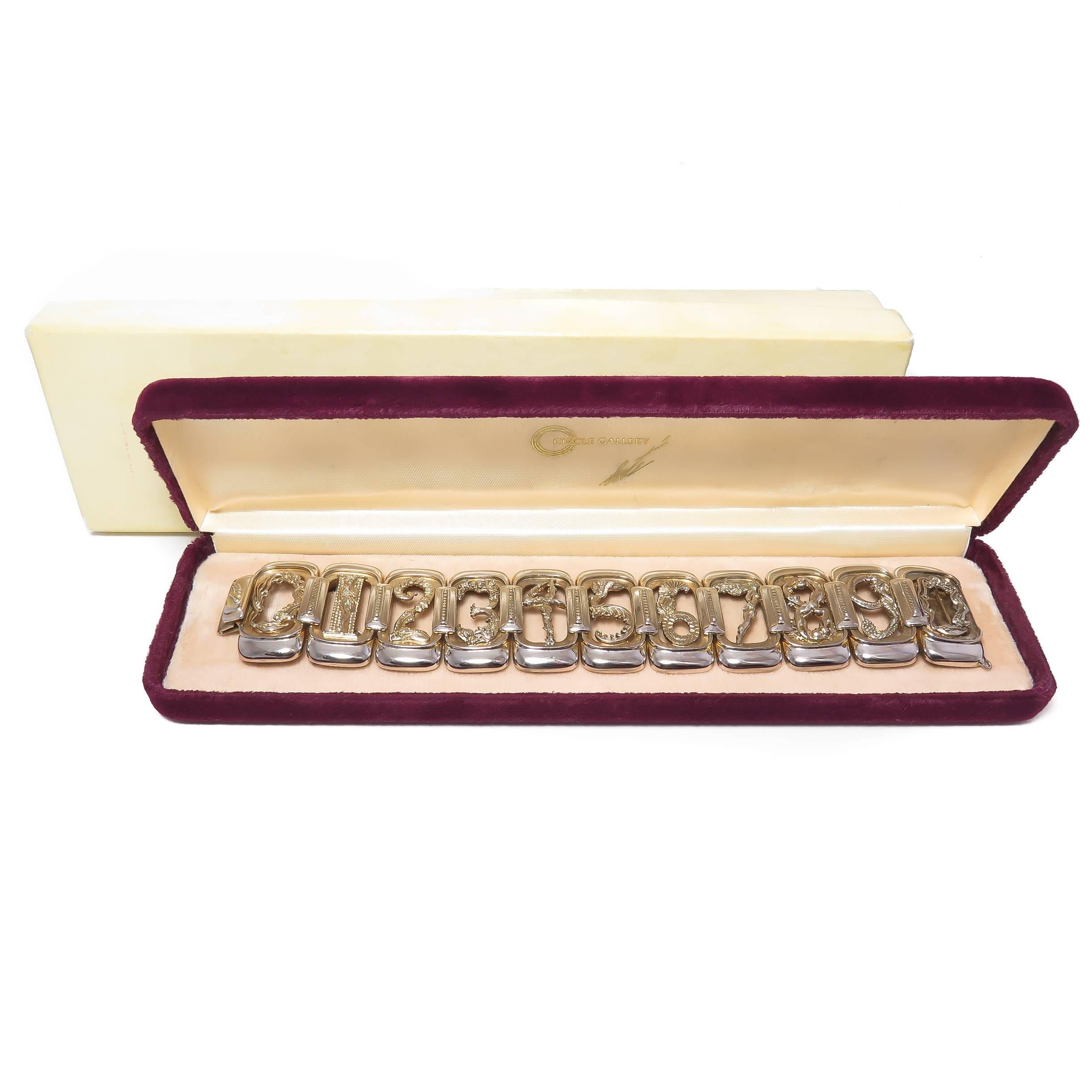 chino link bracelet silver