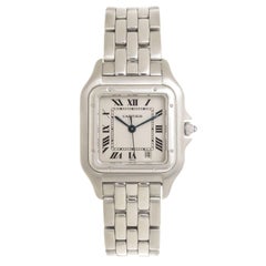Cartier Stainless Steel Panthere Mid-Size Quartz Wristwatch
