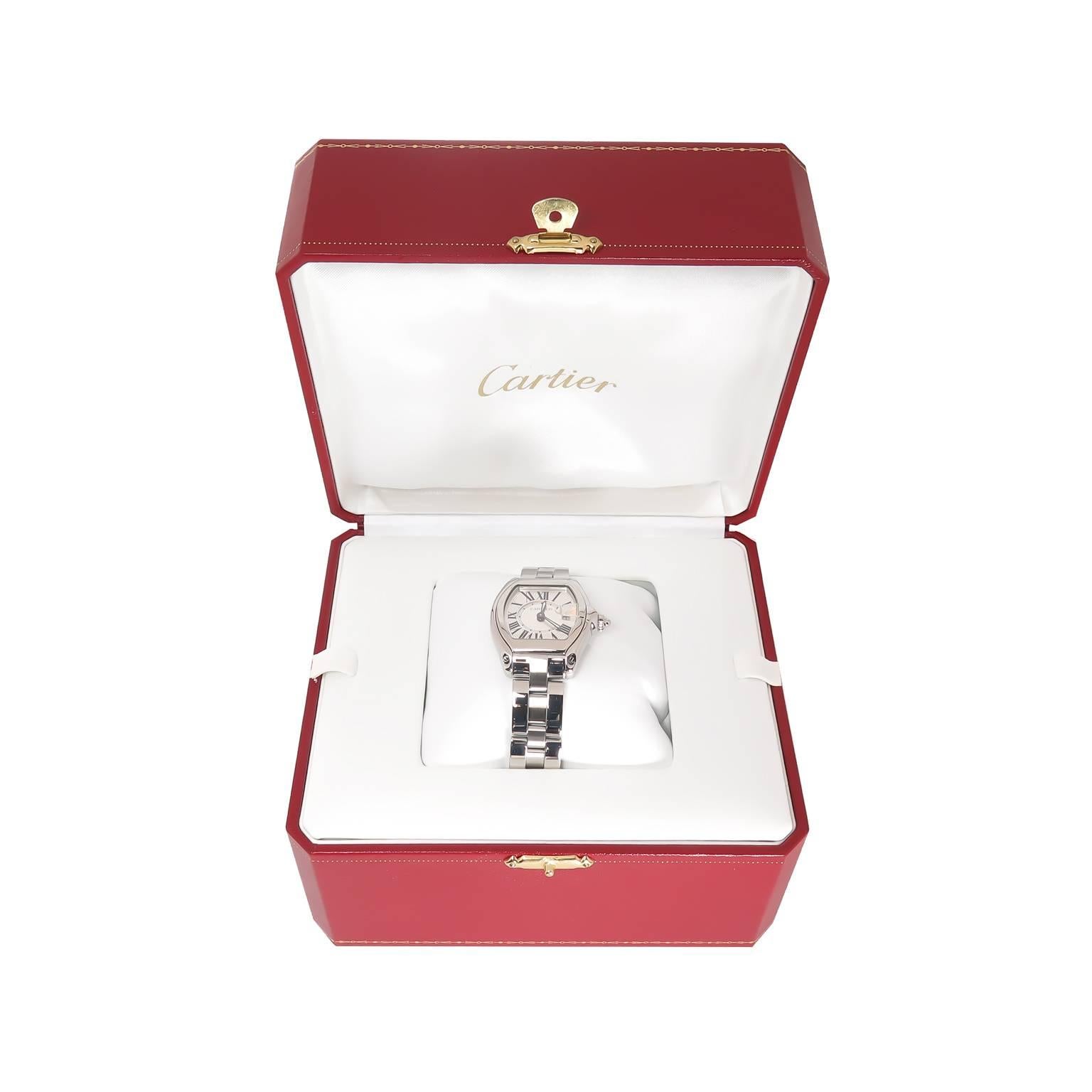 Cartier Lady's Stainless steel Roadster Quartz Wristwatch 1