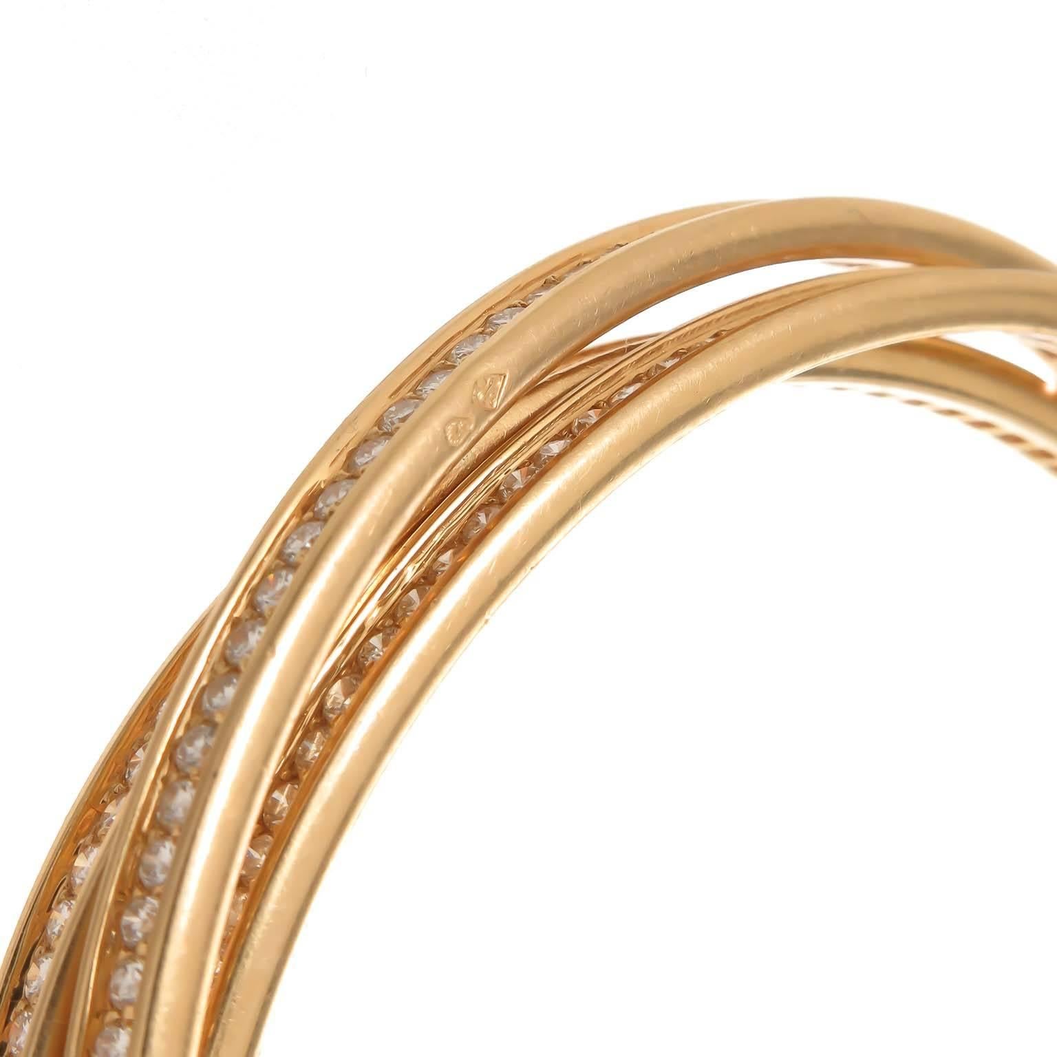 cartier diamond bangle
