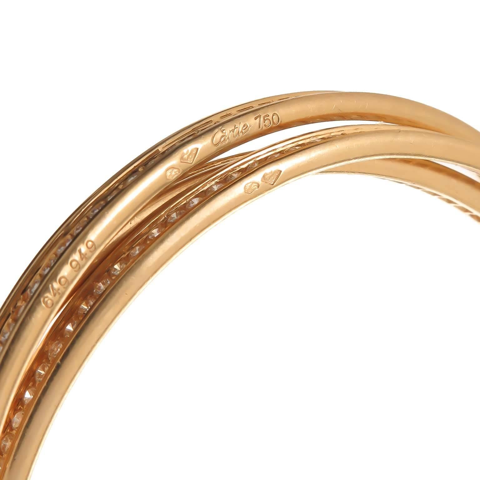 cartier 3 band bracelet