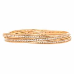 Bracelet Cartier Trinity Diamond 3 bandes