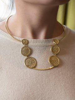 Joan Hornig Black Diamond Pinwheel Necklace