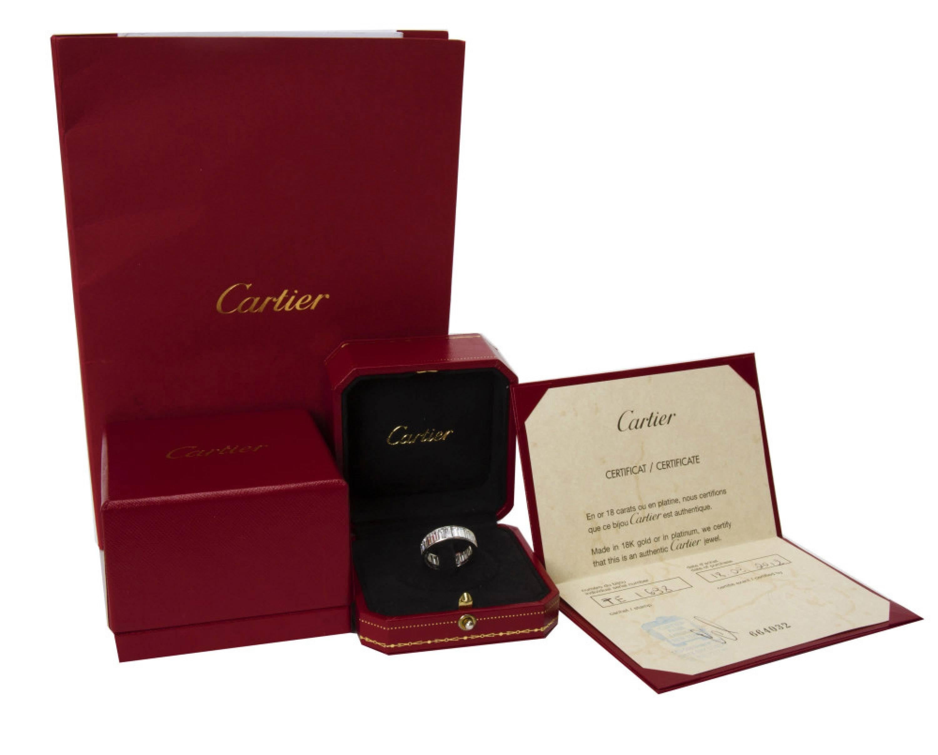 cartier baguette ring
