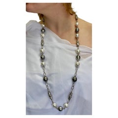 Verdura South Sea Pearl & Diamond Necklace