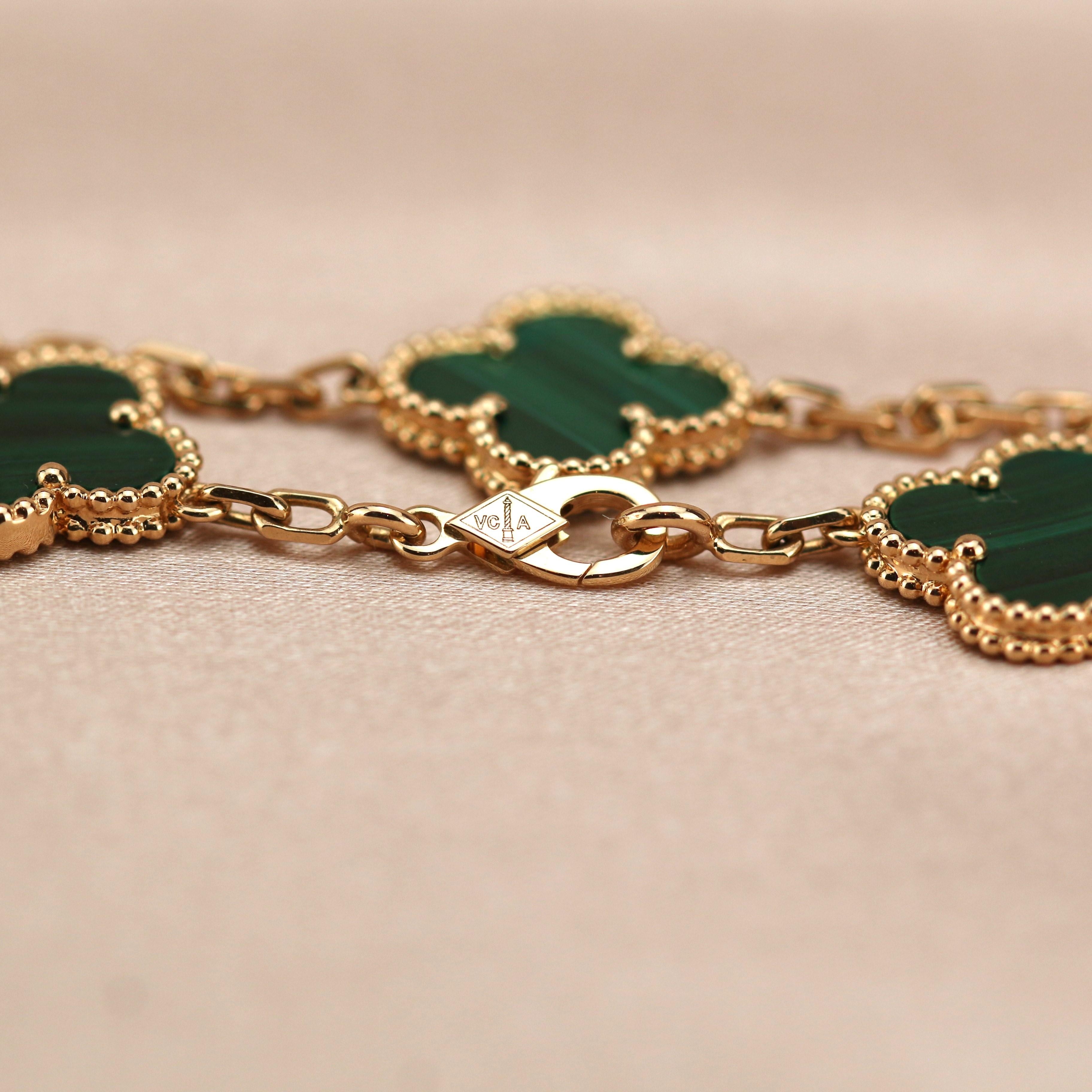 alhambra green bracelet