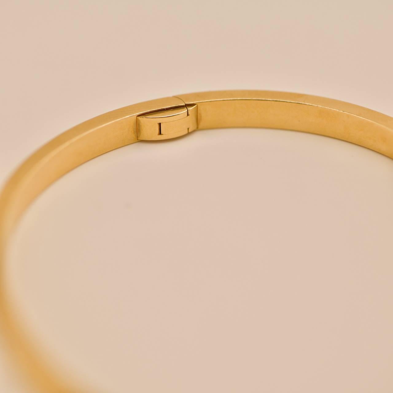 Cartier Love Bracelet en or jaune 18 carats petit modèle, taille 18 en vente 2