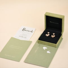 Van Cleef & Arpels Sweet Heart Diamond Mother of Pearl Earrings