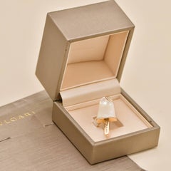 Bvlgari Gelati Brooch Diamond Mother-of-Pearl 18k Rose Gold