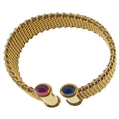 Gold cuff bracelet