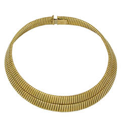 Bulgari Gold Choker Necklace