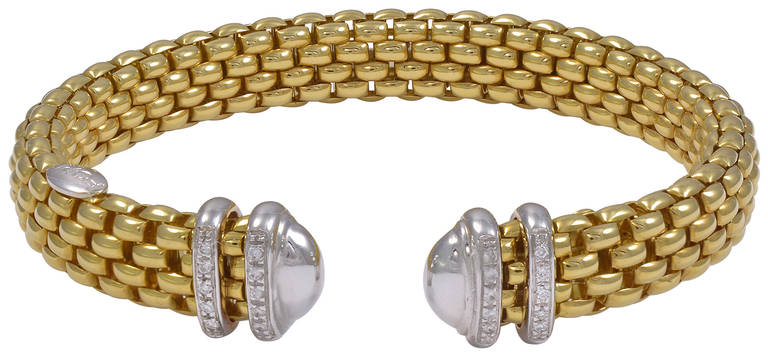 Fope Flexible Gold Bracelet