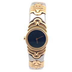 Vintage Bulgari Parentesi Cuff Watch, 18K Yellow Gold & Steel, 1990s